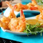 Prawn Tempura with Mustard Sauce